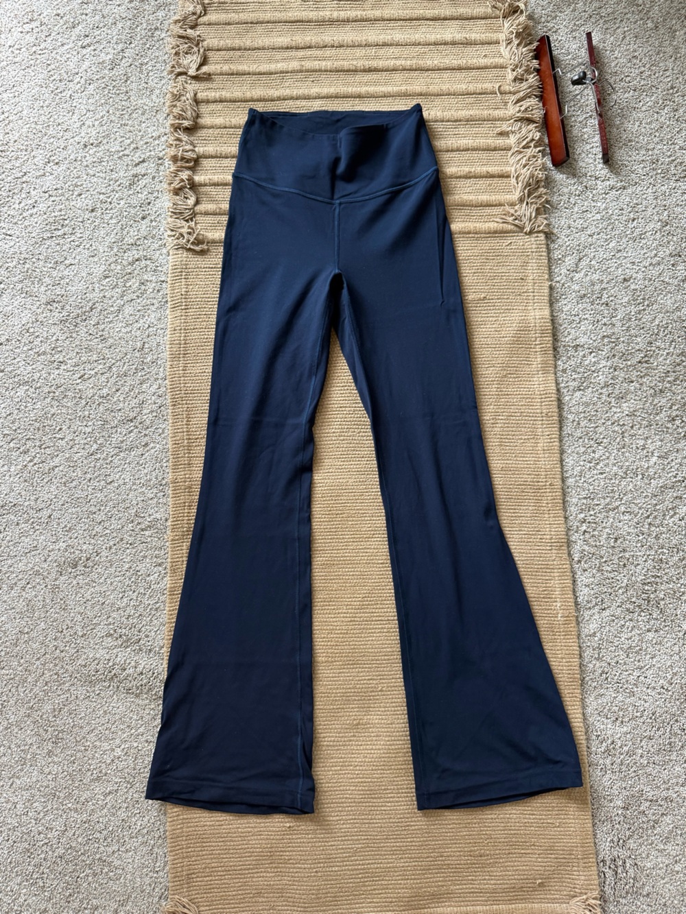 Lululemon Nulu Groove High Rise Flare Pants - Navy (6)